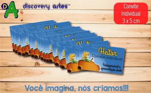 Convite Individual Pequeno Principe