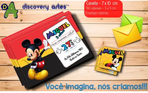 Convite Mickey