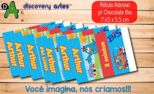 Rótulo Adesivo BIS Galinha Pintadinha
