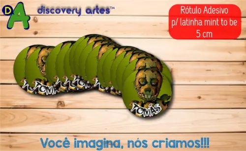 Rótulo Adesivo Latinha Five Nights At Freddy’s