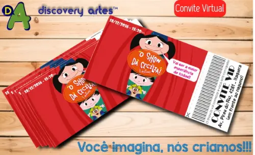 Convite Ingresso Show da Luna Digital