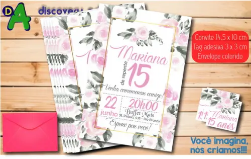 Convite Aniversário 15 Anos