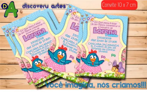Convite Galinha Pintadinha