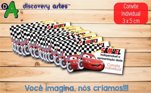 Convite Individual Carros