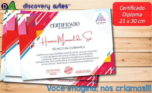 Diploma Certificado de Curso