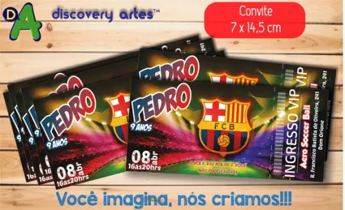 Convite Ingresso Barcelona