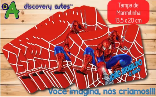 Tampa de Marmitinha 750g Homem de Ferro