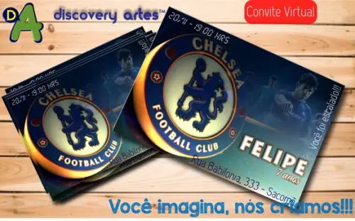 Convite Digital Chelsea