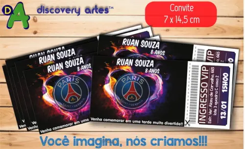 Convite Ingresso PSG
