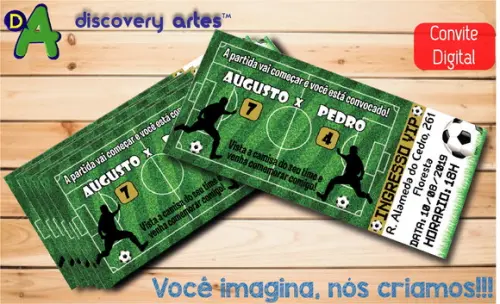 Convite Ingresso Digital Futebol