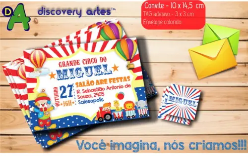 Convite Circo