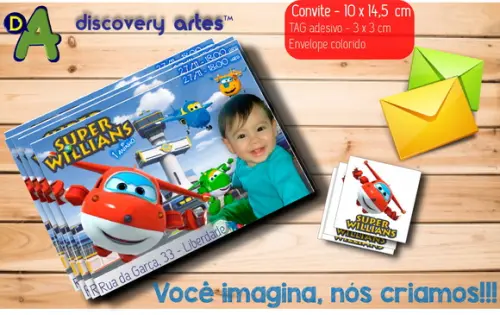 Convite Super Wings