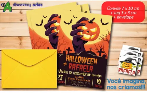 Convite Festa Halloween