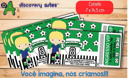 Convite Ingresso Futebol