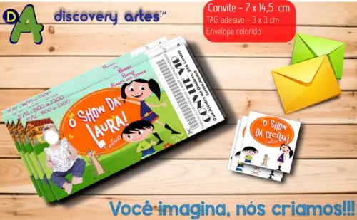 Convite Ingresso Show da Luna (com Foto)