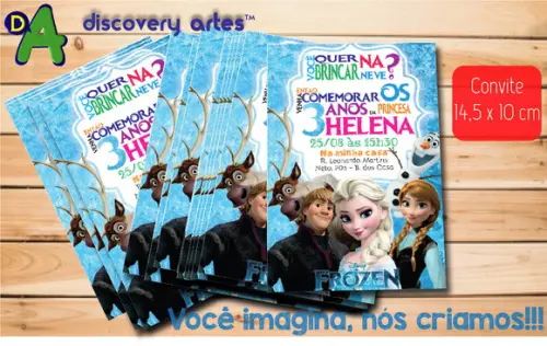 Convite Frozen