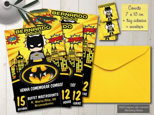 Convite Batman Cute