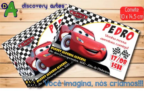 Convite Carros