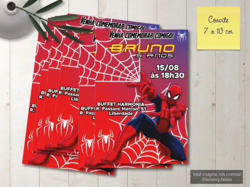 Convite Homem Aranha