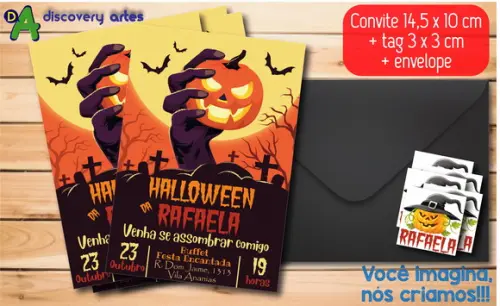 Convite Festa Halloween