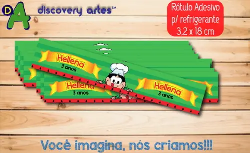Rótulo Adesivo Refrigerante Magali
