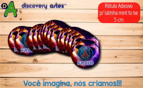 Rótulo Adesivo Latinha Psg