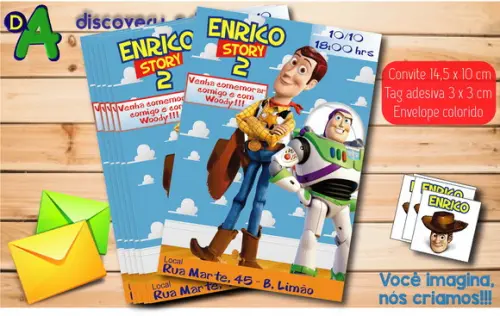 Convite Toy Story