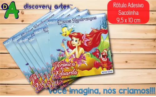 Rótulo Adesivo Sacola Ariel