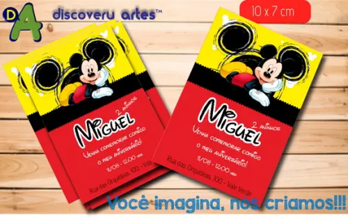 Convite Mickey