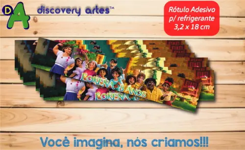 Rótulo Adesivo Refrigerante Encanto