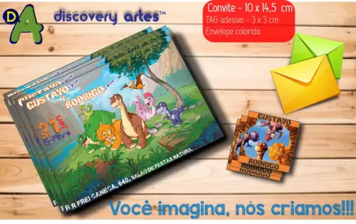 Convite Dinossauro