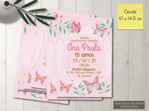 Convite de Borboletas