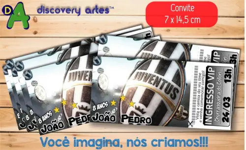 Convite Ingresso Juventus