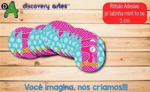 Rótulo Adesivo Latinha Spa