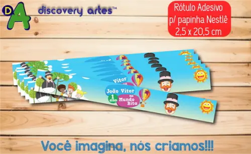 Rótulo Adesivo Papinha Mundo Bita