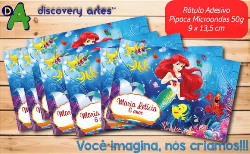Rótulo Adesivo Pipoca de Microondas Ariel