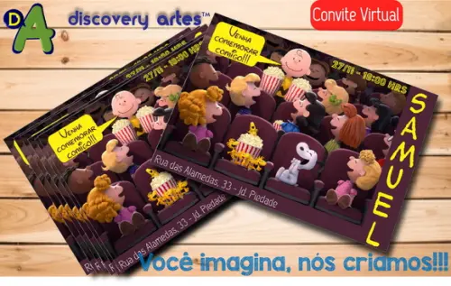 Convite Digital Snoopy