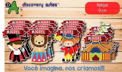 Aplique Tubete Circo