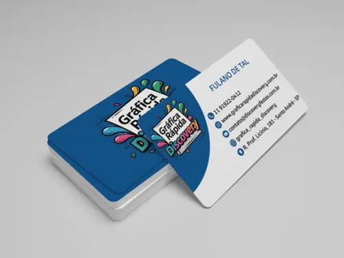 1000 Cartão de Visita com Seu Logotipo (frente e Verso)