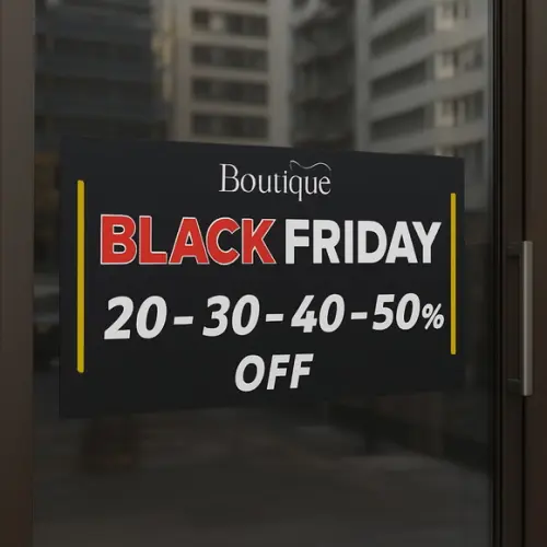 Adesivo Black Friday 30 x 60 cm