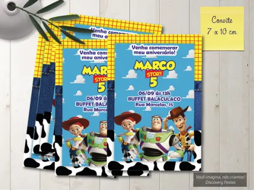 Convite Toy Story