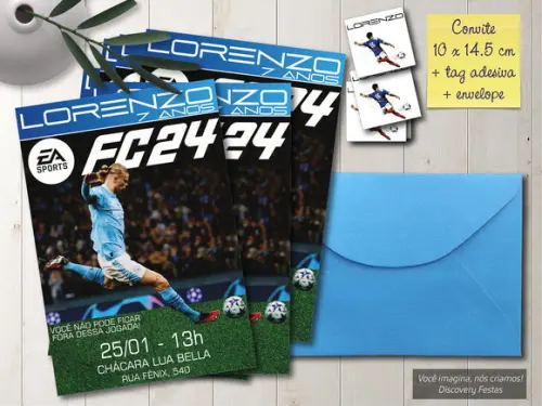 Convite Futebol Fifa 2024