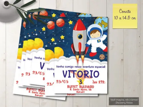Convite Astronauta