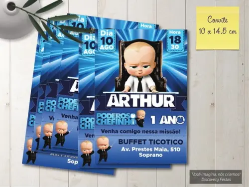 Convite o Poderoso Chefinho