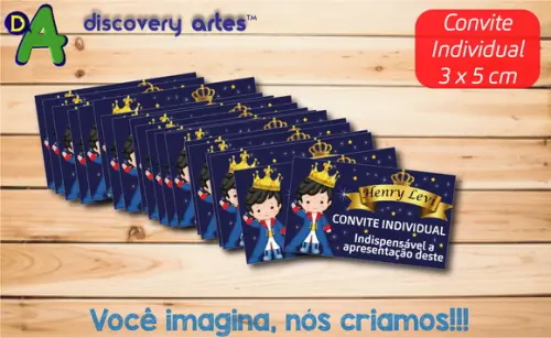 Convite Individual Realeza