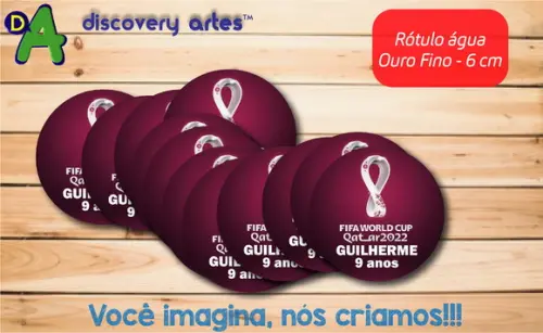 Rótulo Adesivo Água Ouro Fino Copa
