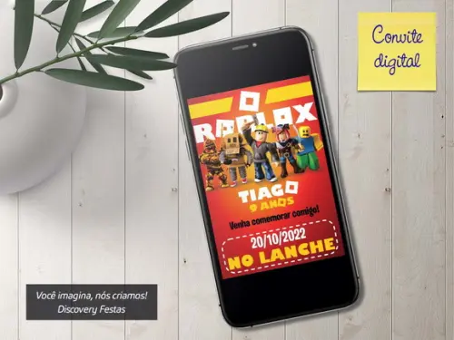 Convite Digital Roblox