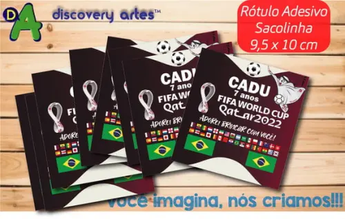 Rótulo Adesivo Sacola Copa