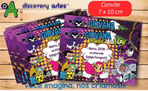 Convite Jovens Titans