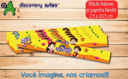 Rótulo Adesivo Papinha Maria Clara e Jp